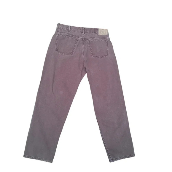 4/$15 Vintage Cabelas Women's Work Jeans Brown Size 36 Short High Waisted - Picture 2 of 9